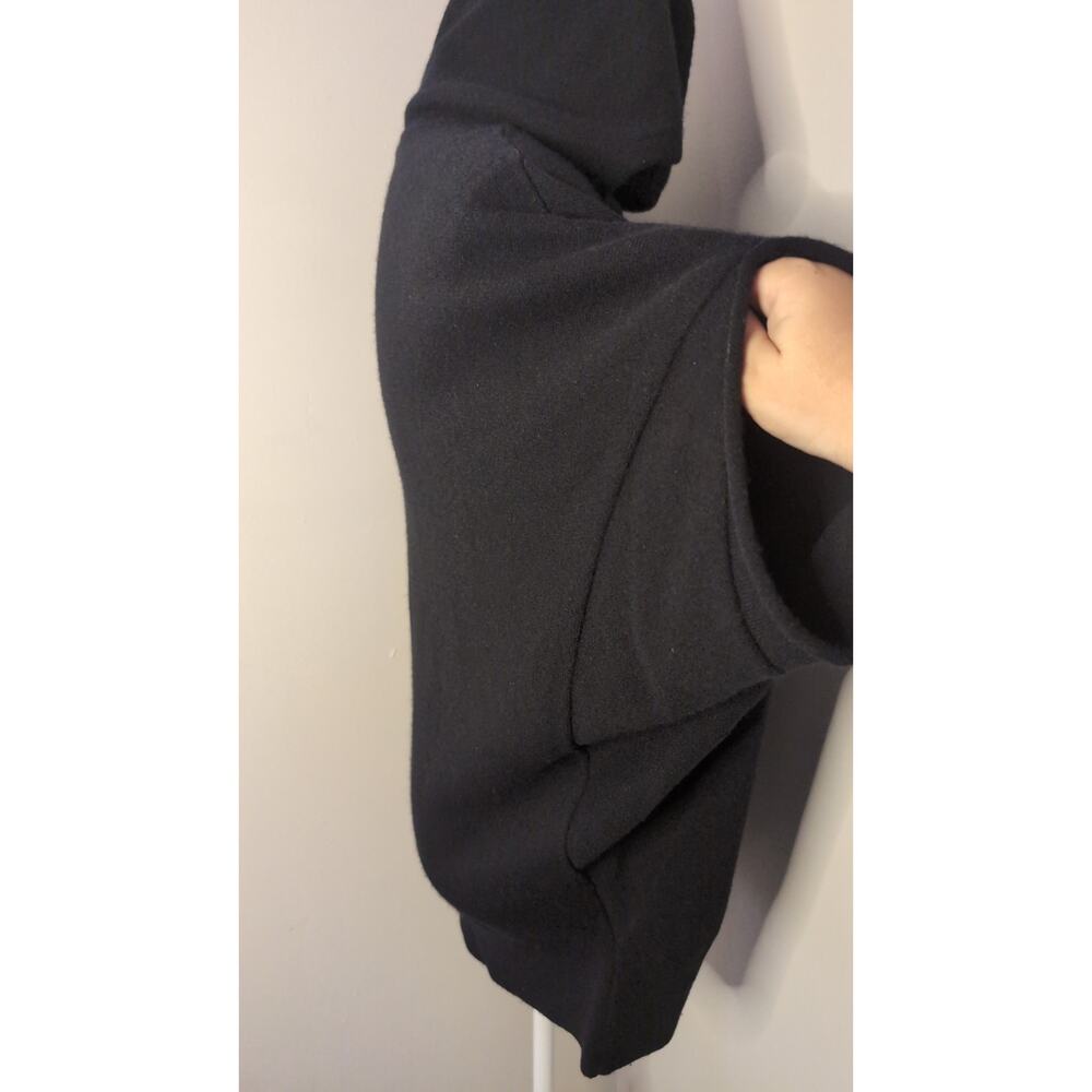 Vince Pure cashmere  poncho black sweater hoodie - Picture 5 of 12